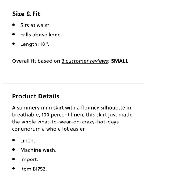 NWT J Crew Linen White Pleated Mini Skirt size 8 — Brand New!! - Picture 5 of 6